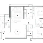 Raheja Park West Santacruz 3 BHK Unit Four Flooplan