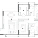 Raheja Park West Santacruz 3 BHK Unit Two Flooplan