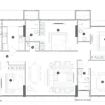 Raheja Park West Santacruz 4 BHK Unit One Flooplan