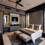 Gurukrupa Ekam 3 BHK Andheri West Mumbai Modern Gray Bedroom