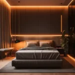 Rustomjee Stella Bandra East 3 BHK Warm Contemporary Bedroom