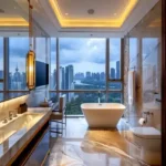 Sugee Gaurav 2 BHK 3 BHK Dadar Mumbai Luxury Bathroom With Freestanding Tub