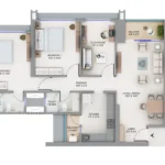 Supreme Boulevard Chembur Deonar 2 BHK Floorplan Two