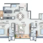 Supreme Boulevard Chembur Deonar 4 BHK Floorplan Two