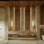 Ananta by Avas 5 BHK Villas Avas Alibaug Living Room Bathroom in Muted Shades