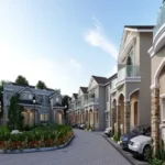 21 Enclave Karjat Curved Driveway Row Houses Community View