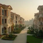 21 Enclave Karjat Garden Walkway Palm Trees Community View