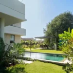 4 BHK Gulmohar Villa Avas Living Alibaug Outdoor Lawn Area with Plunge Pool