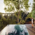 Alwand Hills Igatpuri Nashik Dam View Wood Deck