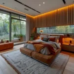 Ascenta Basalt Hills Karjat Villa Plot Low Platform Bed Panel Wall Bedroom