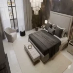 Chandak Highscape City Chembur 3 BHK Bedroom With Bed And Seating