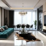 Chandak Highscape City Chembur 3 BHK Living And Dining Area