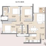 Chandak Highscape City Chembur Elite 3 BHK Layout