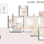 Chandak Highscape City Chembur Skyline 1 Plus 2 Jodi Layout