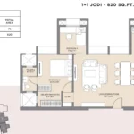 Chandak Highscape City Chembur Summit 1 Plus 1 Jodi Layout