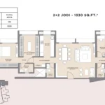 Chandak Highscape City Chembur Summit 2 Plus 2 Jodi Layout