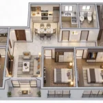 Embassy Citadel Worli Mumbai 3 BHK Floor Plan