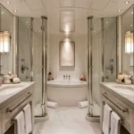 Empire Tower Grant Rd 3 BHK Bathroom Dual Vanity Setup