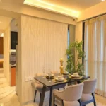 Hubtown Celeste Worli 2 BHK Dining Area With Table And Window