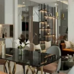 Hubtown Celeste Worli 2 BHK Dining Area With Table And Chairs