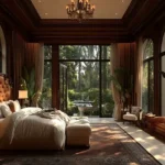 Isprava Amarin Alibaug 6 BHK Villa Bedroom With Bed Facing Garden Window