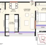 K Raheja Antares JVLR LBS Road 2 BHK Floor Plan