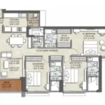 Kalpataru Advay Borivali West 3 BHK Layout