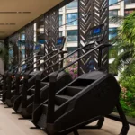 Kalpataru Advay Borivali West Gymnasium With Treadmills Along Glass Wall