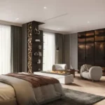 Lodha Group Lodha Bellevue Mahalaxmi 4 BHK Bed Facing Fireplace Unit Bedroom