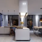 Lodha One Bund Garden Pune 5 BHK Kitchen With High End Island Counter