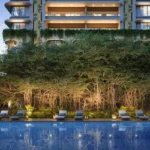 Lodha One Bund Garden Pune Pool With Premium Green Backdrop
