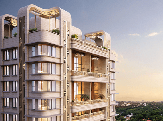 Lodha One Bund Garden Pune Refined Art Deco Exterior