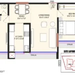 Mesacon Crown Andheri West 2 BHK Unit Layout