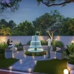 Mesacon Green Andheri West Tranquil Fountain Garden
