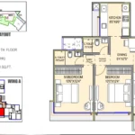 Mesacon Greens Andheri West 2 BHK Floor Plan Type 3