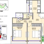 Mesacon Greens Andheri West 2 BHK Floor Plan Type 4