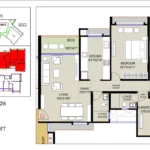 Mesacon Greens Andheri West 3 BHK Floor Plan Type 2