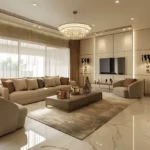 Mesacon Greens Andheri West 3 BHK Elegant Living Room