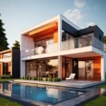 Neoliv Khopoli Plots Villas Flat Roof White Cubic Glass Facade