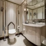 Paradigm Anantaara Borivali 3 BHK Toilet Area With Mirrored Vanity Bathroom