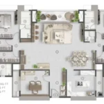 Paradigm Anantaara Borivali Jodi 4.5 BHK Apartment Floor Plan