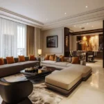 Paradigm Superstar Bandra West 4 BHK Sectional Sofa Coffee Table Living Room