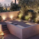 Paradigm Superstar Bandra West Stone Platform Tree Uplighting Yoga Deck