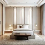Prestige Forest Hills Mulund 3 BHK Bedroom With Refined Panelled Wall