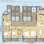 Thakker Group Sea Face House Worli 6 BHK Duplex Lower Floor Plan