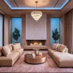 The Peak Karjat 4 BHK Villa Elegant Lounge Living Room