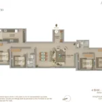 Westwood Adcore Andheri West 4 BHK Type 1 Floor Plan