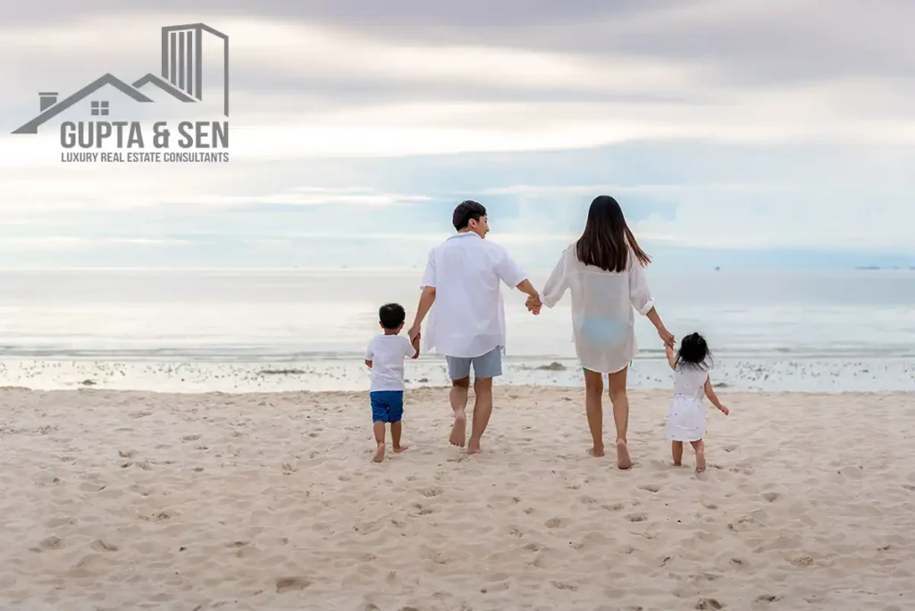 Indian Family at Alibaug beach Location Vacation Home