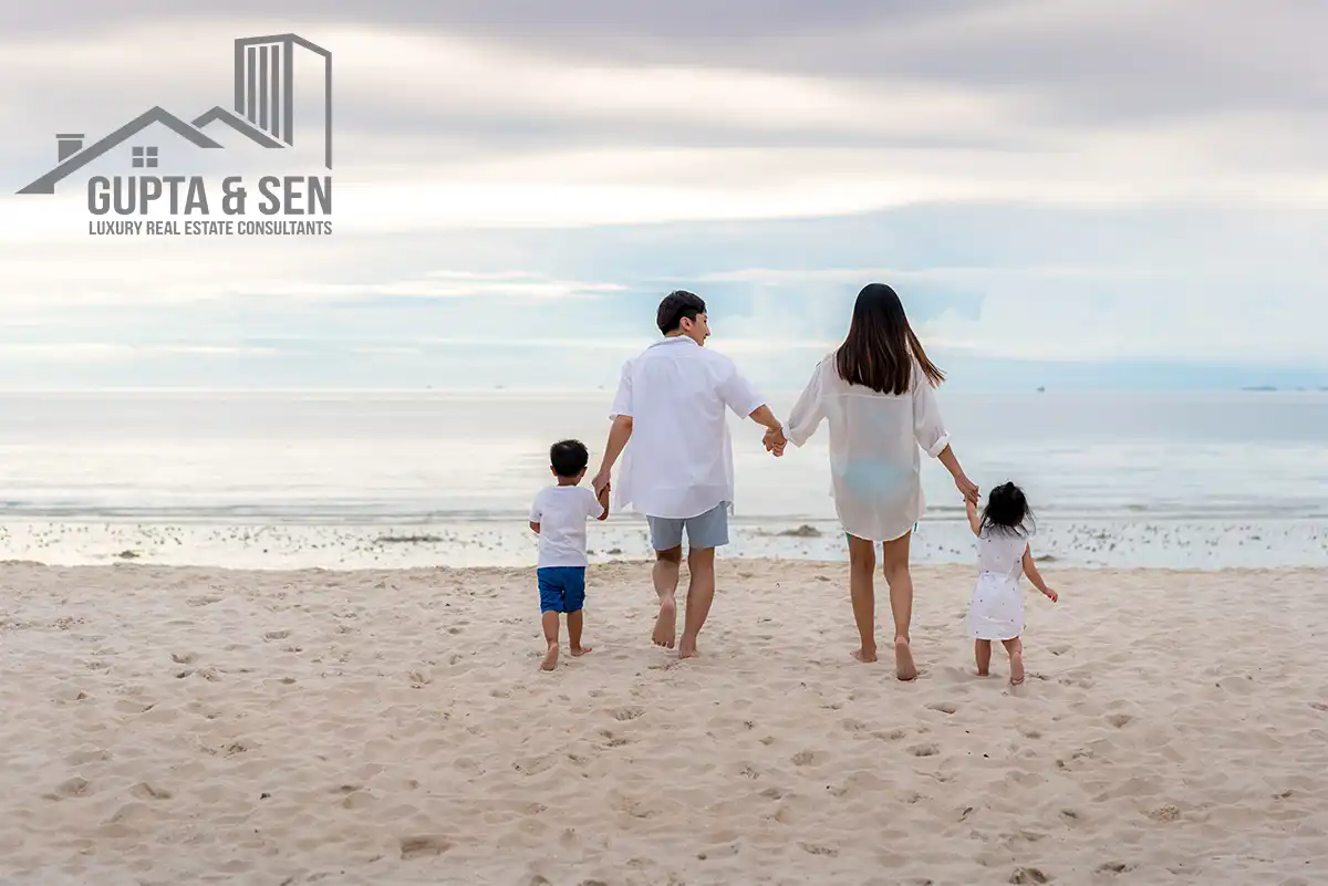 Indian Family at Alibaug beach Location Vacation Home