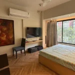 Sea Cliff Gandhigram Road Juhu 4 BHK Entrance Door With Textured Wall